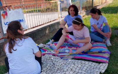 Piknik za kraj školske godine u školskom dvorištu