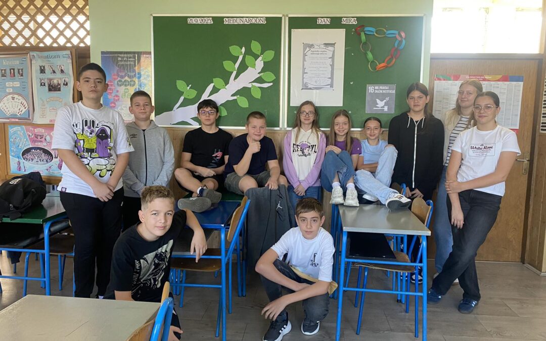 Mir u školi, mir u svijetu – obilježavanje Međunarodnog dana mira