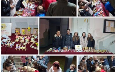Uskrsna prodaja proizvoda Učeničke zadruge “Pčelica”