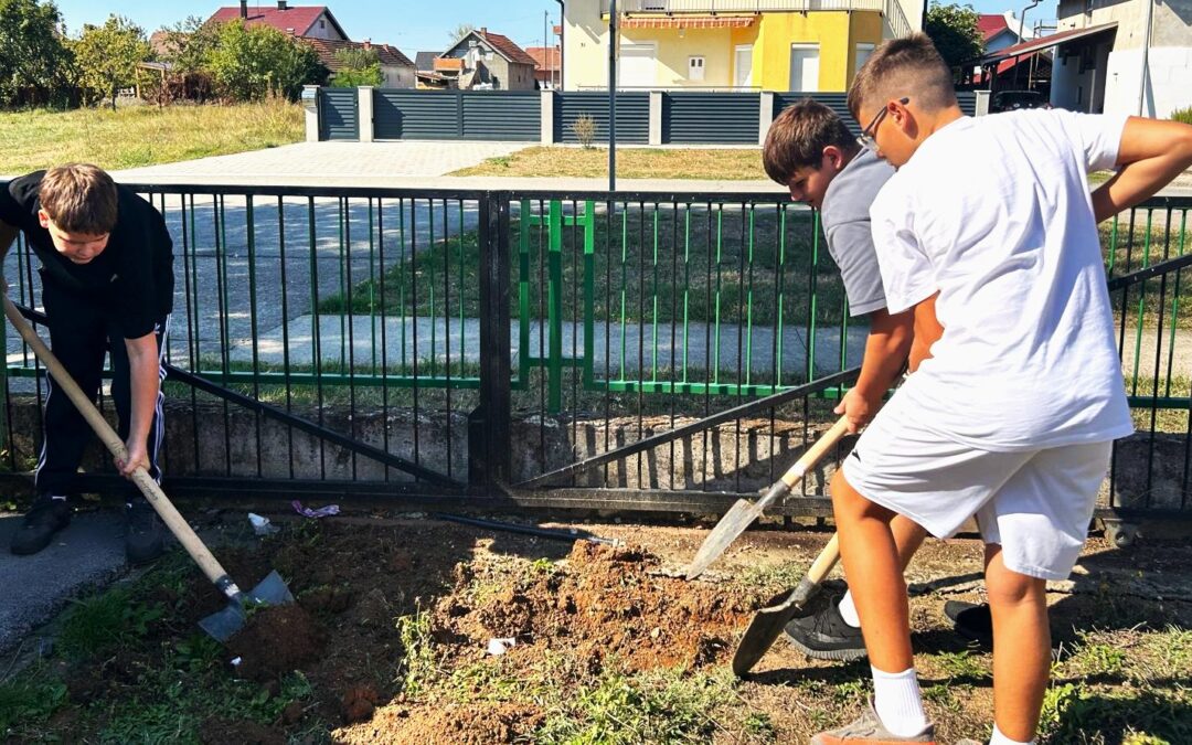 Vrijedne ruke naših vrtlara: posađeni novi čempresi